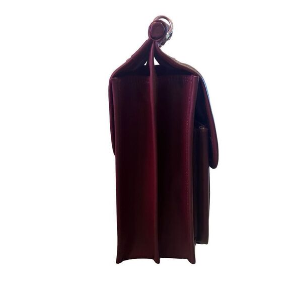 NWT Siamod Signorini Leather Double Compartment Laptop Case - Picture 4 of 12